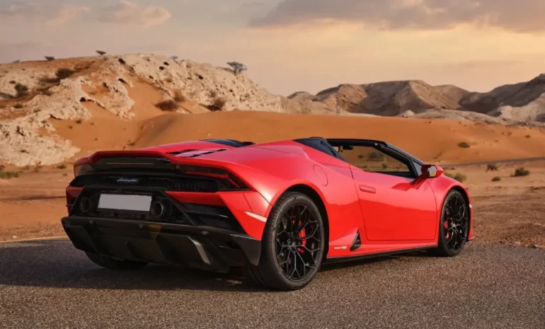 Lamborghini Huracan Evo Spyder 2022 (Red)